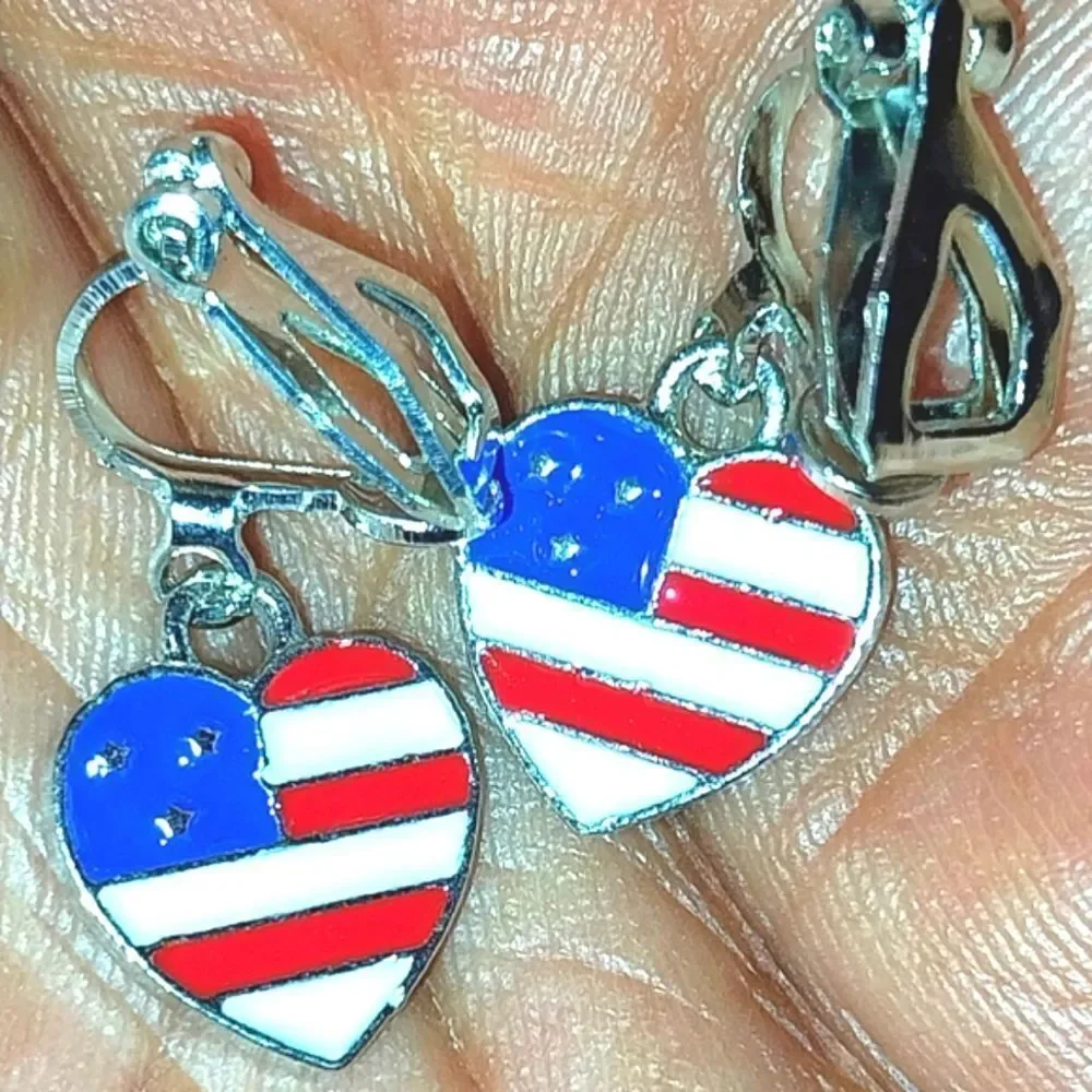 Super cute kid's fashion clip-on earrings